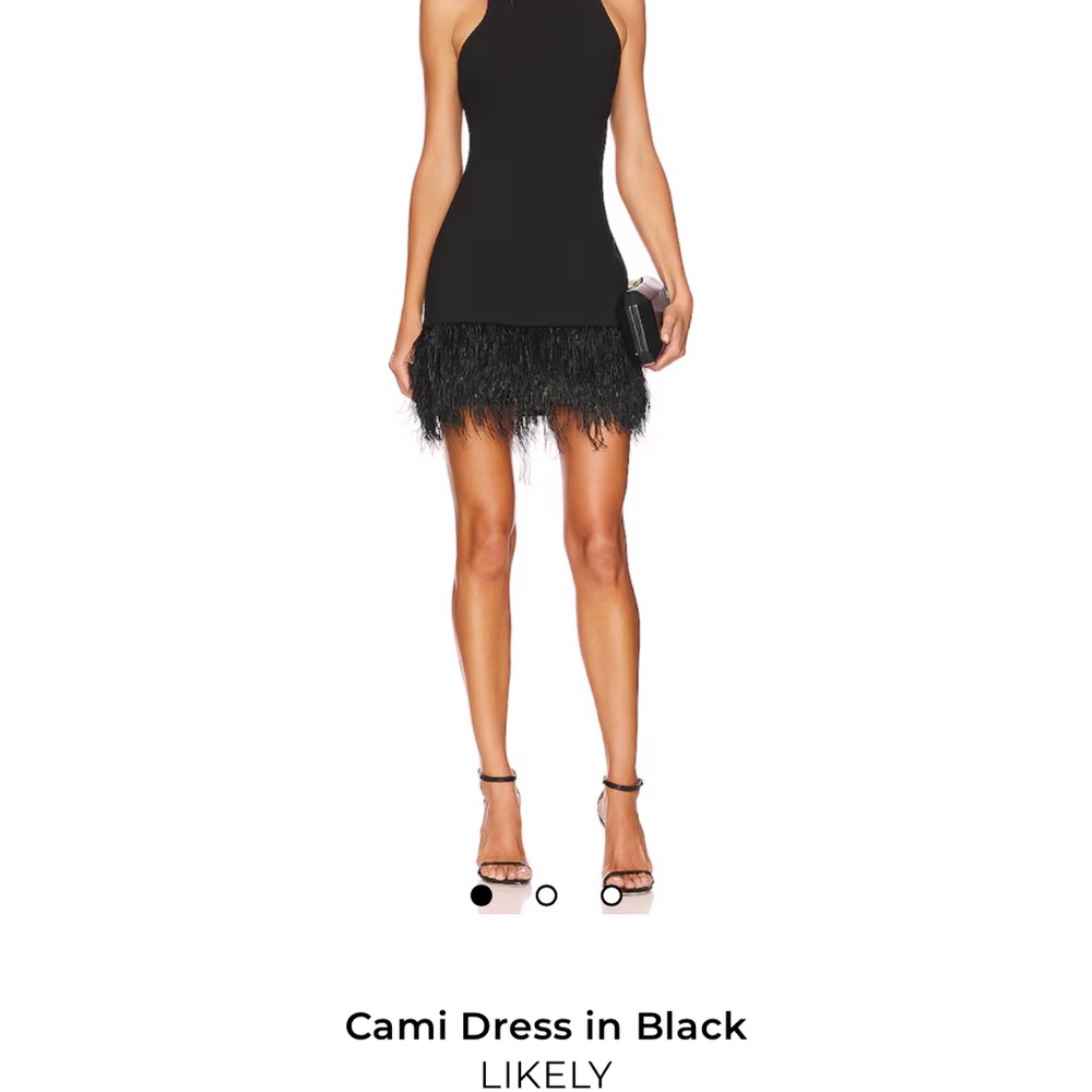 Likely Black Mini Dress with Fringe
